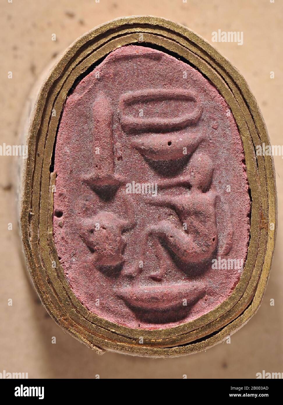 Egitto, foca, scarab, faience, 1.7 cm, posizione, Egitto Foto Stock