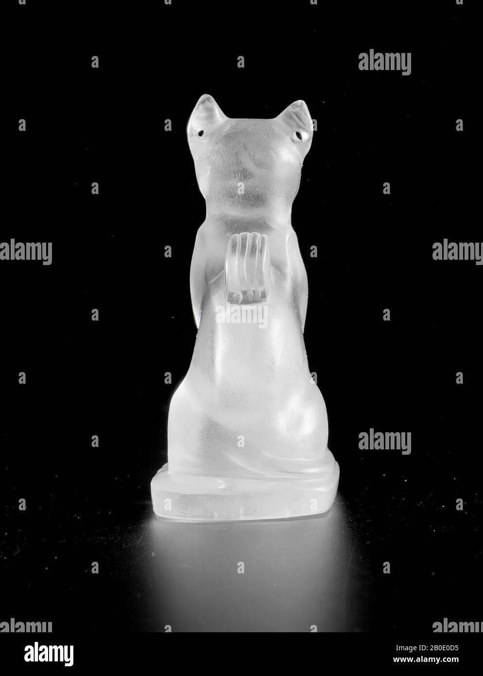 Egitto, amuleto, animale, pietra, cristallo di roccia, 4,3 cm, nuovo Impero, Egitto Foto Stock