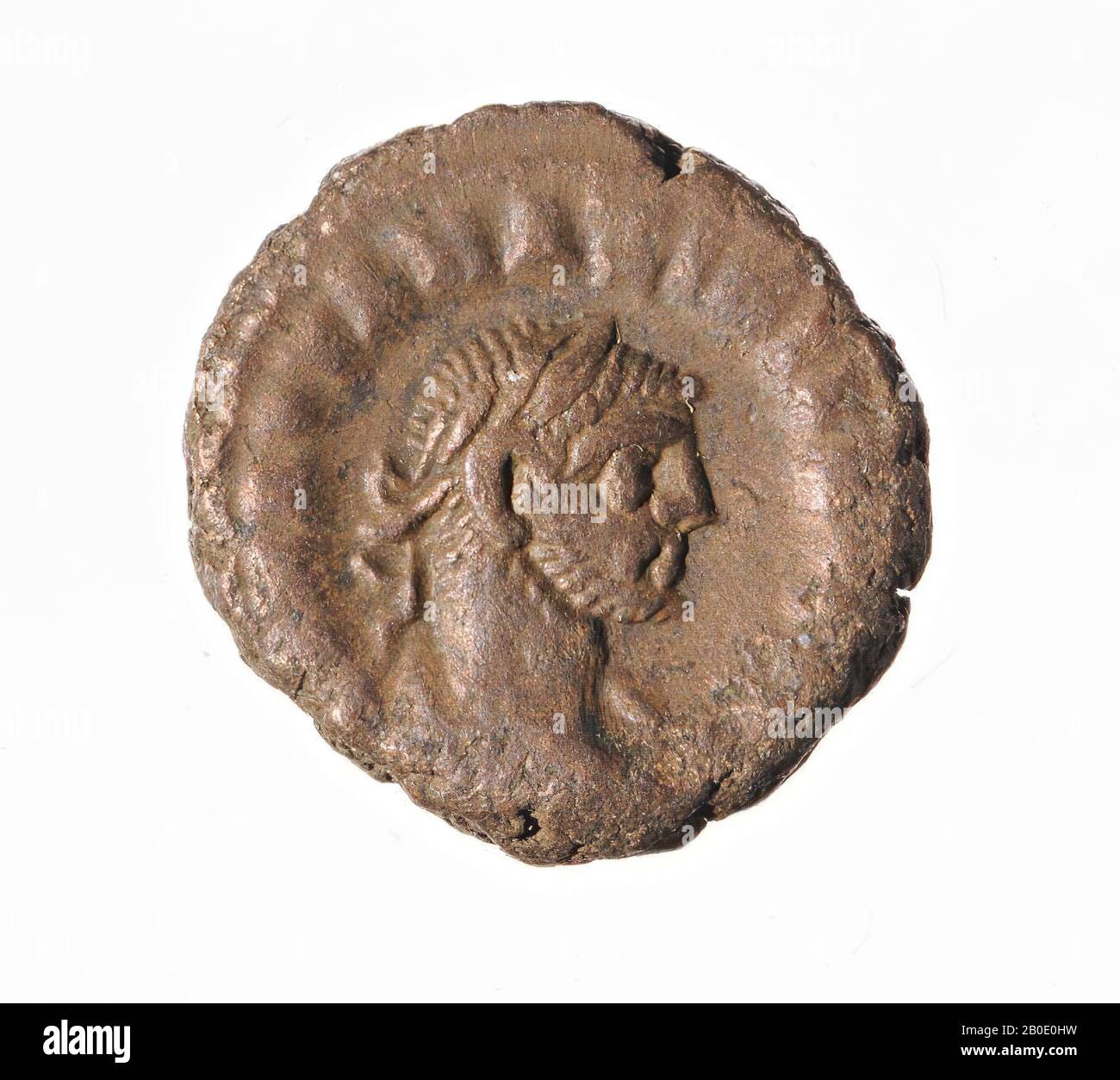 Egitto, moneta, tetraradrachm, massimo, metallo, trilione, diam., 19 mm, peso, 6,76 gr, periodo greco-romano, epoca imperiale romana 288-289, Egitto Foto Stock