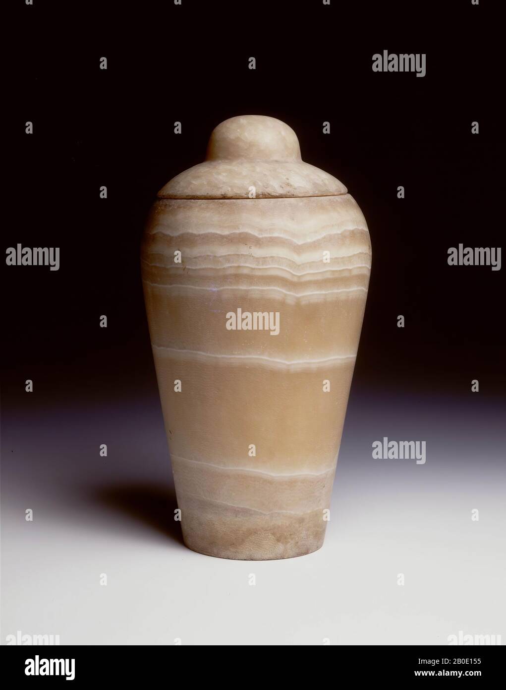 Egitto, canope, alabastro, 32 cm, Antico Impero 2575-2150 a.C., Egitto Foto Stock