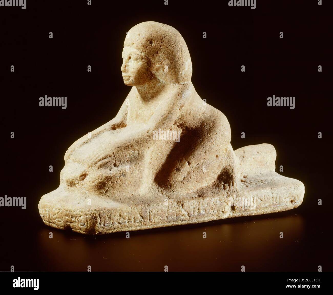 Egitto, Ushbti, arenaria, 13,5 × 6,2 × 20 cm, New Empire, Dinastia 18th, Amenhotep III 1388-1351 a.C., Egitto Foto Stock