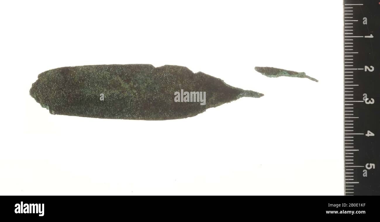 Antico Vicino Oriente, arma, metallo, bronzo, L 9,3 cm, W 1,7 cm, posizione, Iran Foto Stock