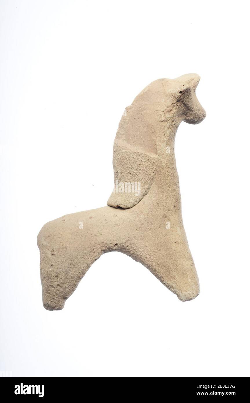 Figurine, ceramica, H 8,2 cm, L 3 cm, Iraq Foto Stock