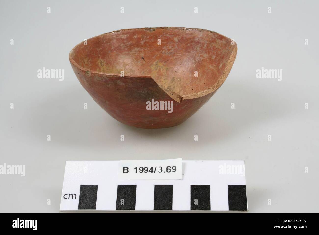 Ciotola, ceramica, h: 5.6 cm, diam: 11.6 cm, Iran Foto Stock
