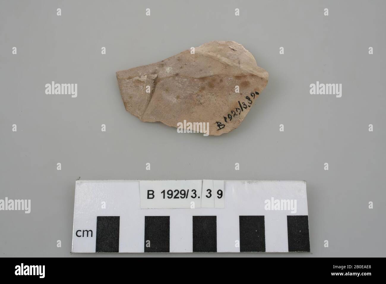 Utensile, pietra, selce, l: 7.1 cm, Israele Foto Stock