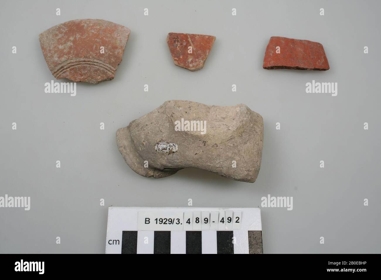 Shard, terracotta, l: 5,3 cm, br: 7 cm, Israele Foto Stock