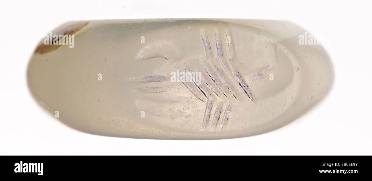 Anello, anello di segnalazione, cristallo, ø 1,4 cm, Iran Foto Stock