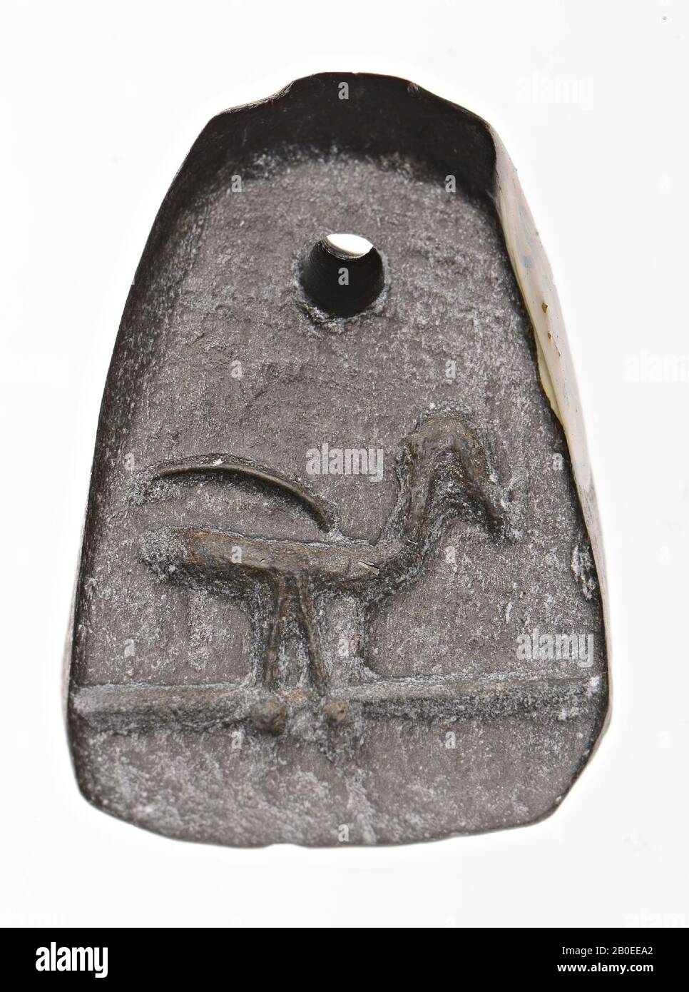 Ornamento, pietra, L 1,9 cm, W 1,4 cm, Iran Foto Stock