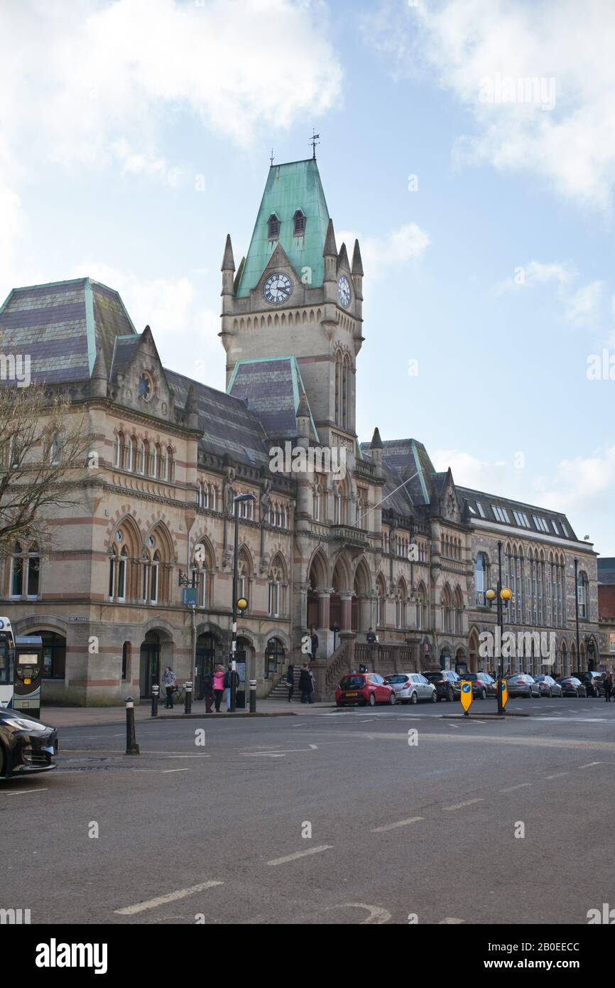 La Guildhall in Winchester, Hampshire, Regno Unito Foto Stock