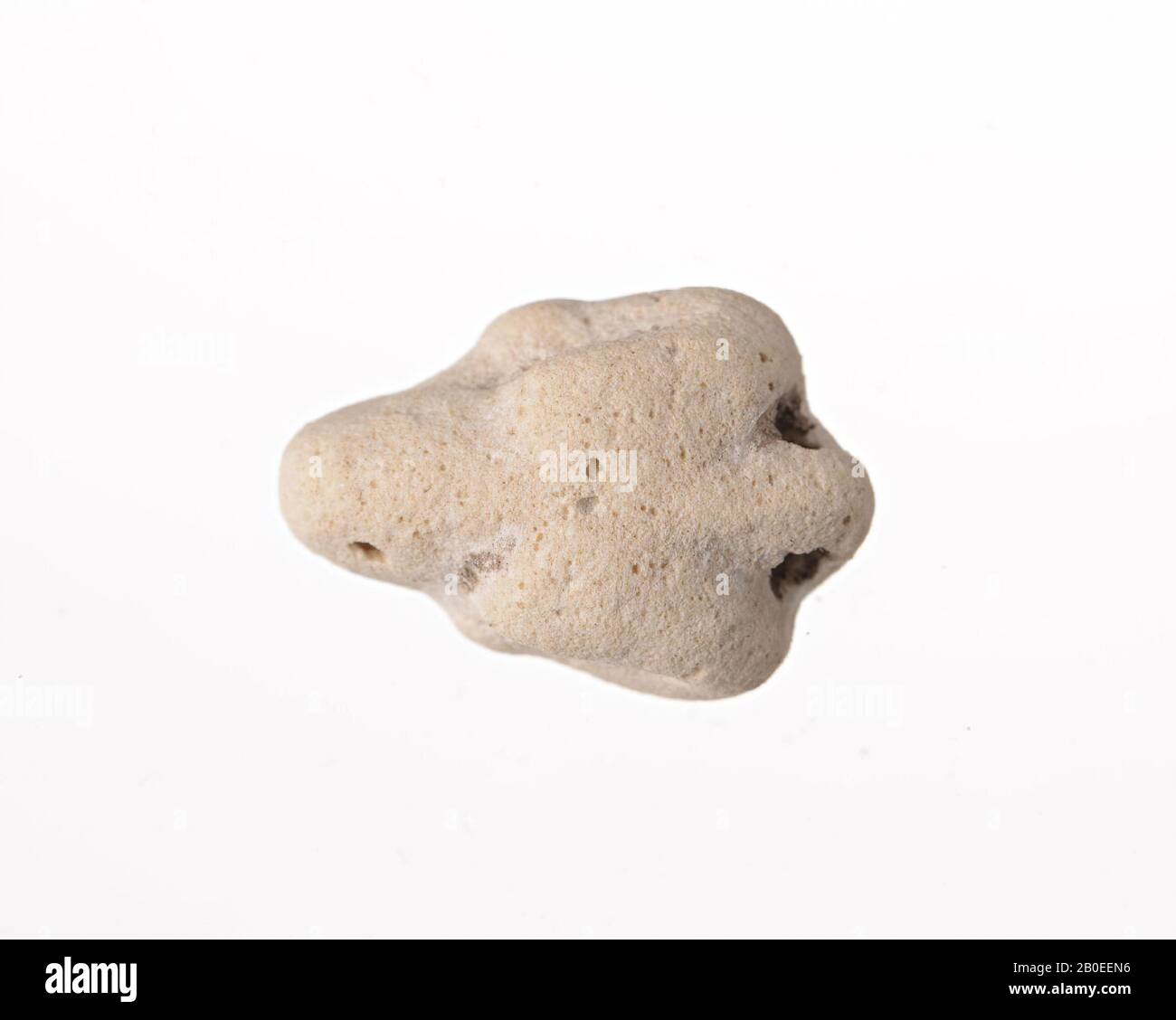 Figurina, ornamento, pietra, calcare, L 1 cm, L 1,4 cm, H 2 cm, Iran Foto Stock