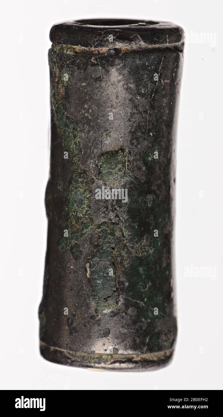 Guarnizione cilindro, tallone, metallo, ottone, 3 cm, ø 1,1 cm, Iran Foto Stock