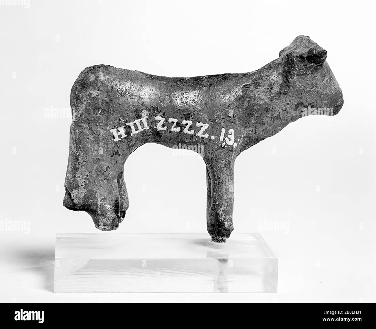 Figura animale, bronzo, 3,9 x 5,1 cm, Italia Foto Stock
