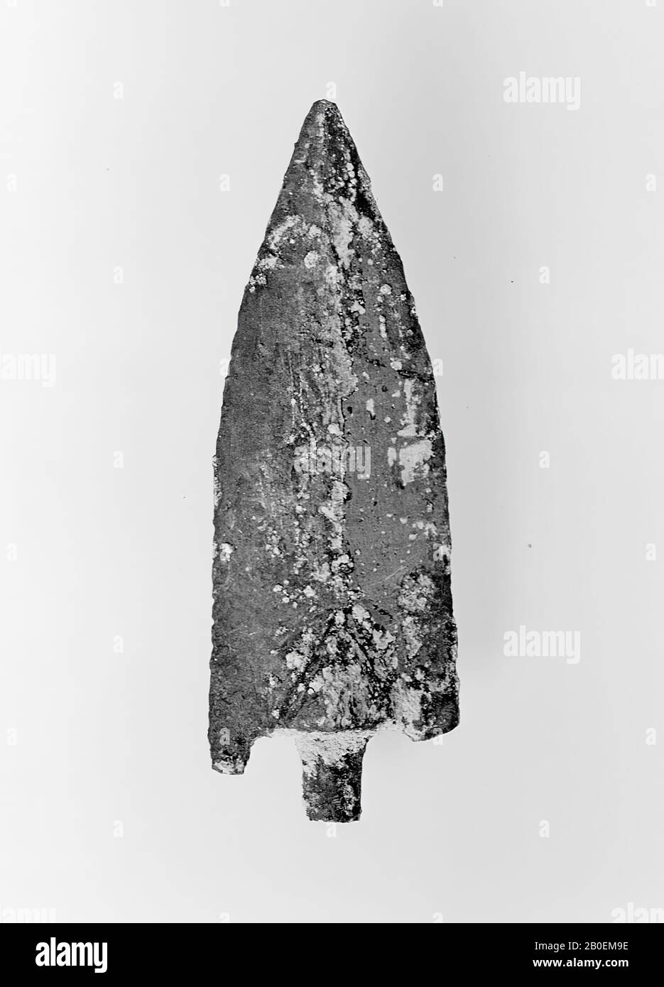 Arrowhead, bronzo, 1,8 x 5 cm, periodo romano, Italia Foto Stock