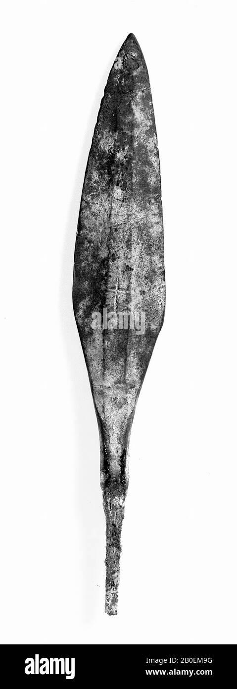 Arrowhead, bronzo, 2 x 11,7 cm, periodo romano, Italia Foto Stock