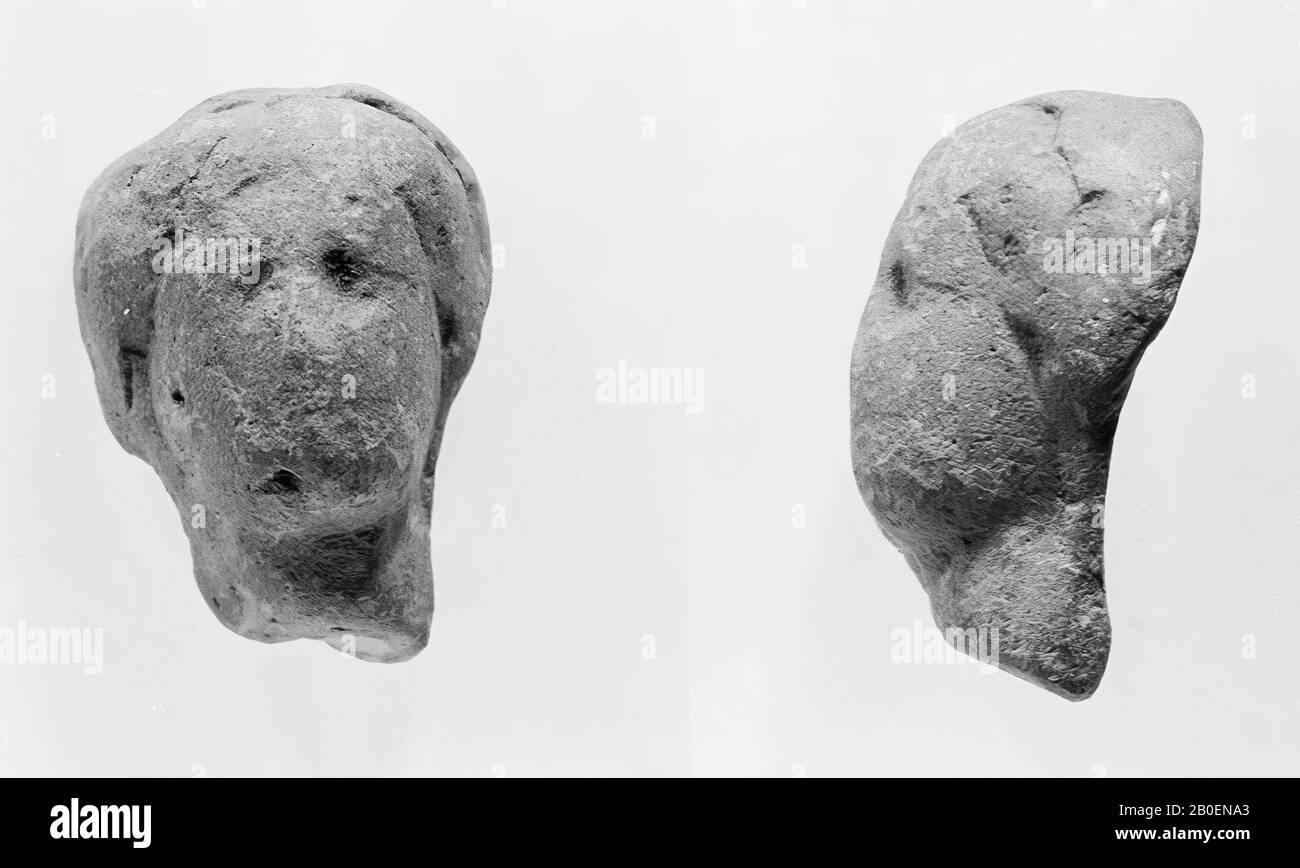 figurina, frammento, testa, terracotta, terracotta, 3 cm, ellenistica -330 Foto Stock