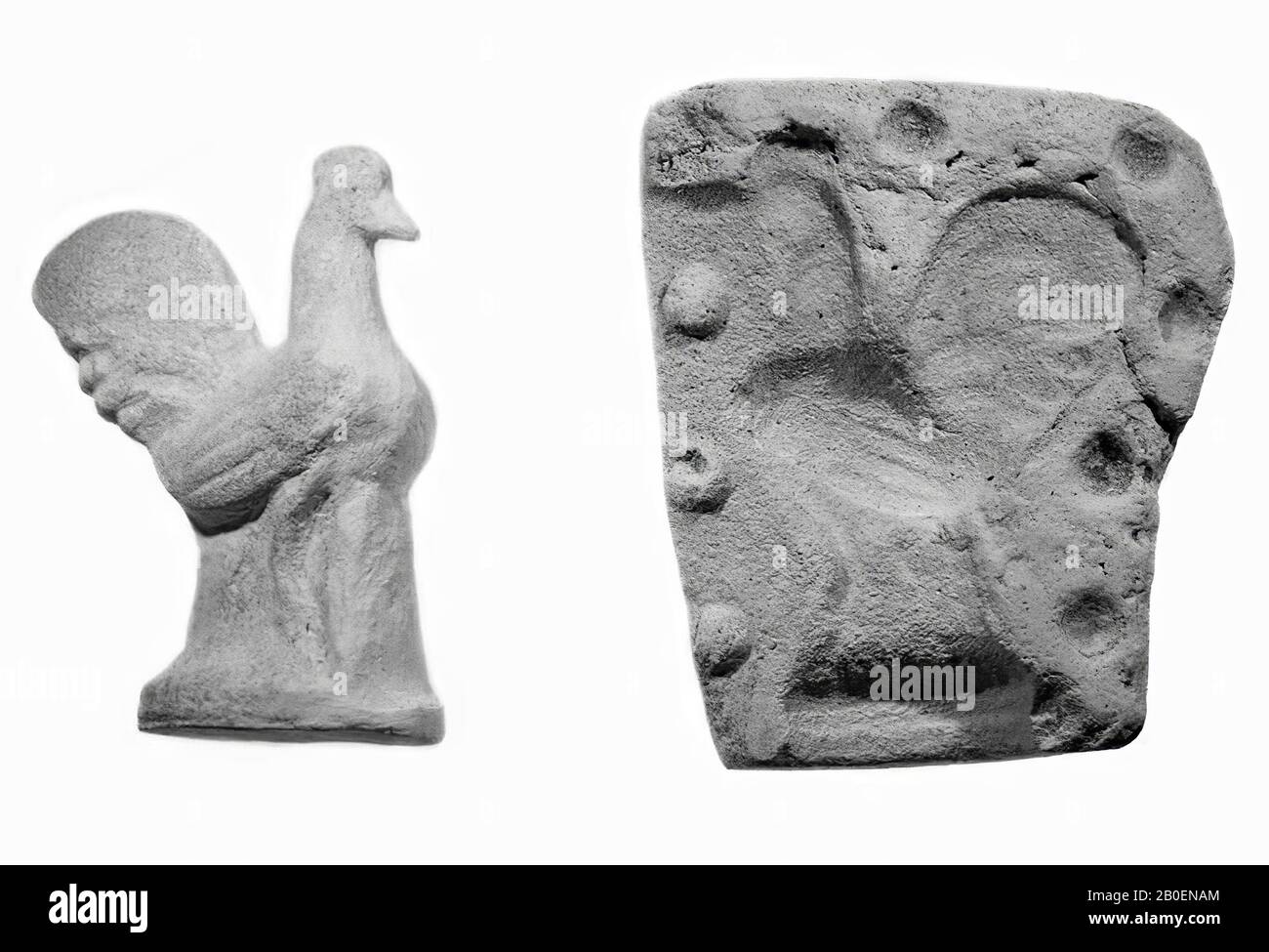 Stampo, terracotta, terracotta, 14,1 cm, romano 0 Foto Stock