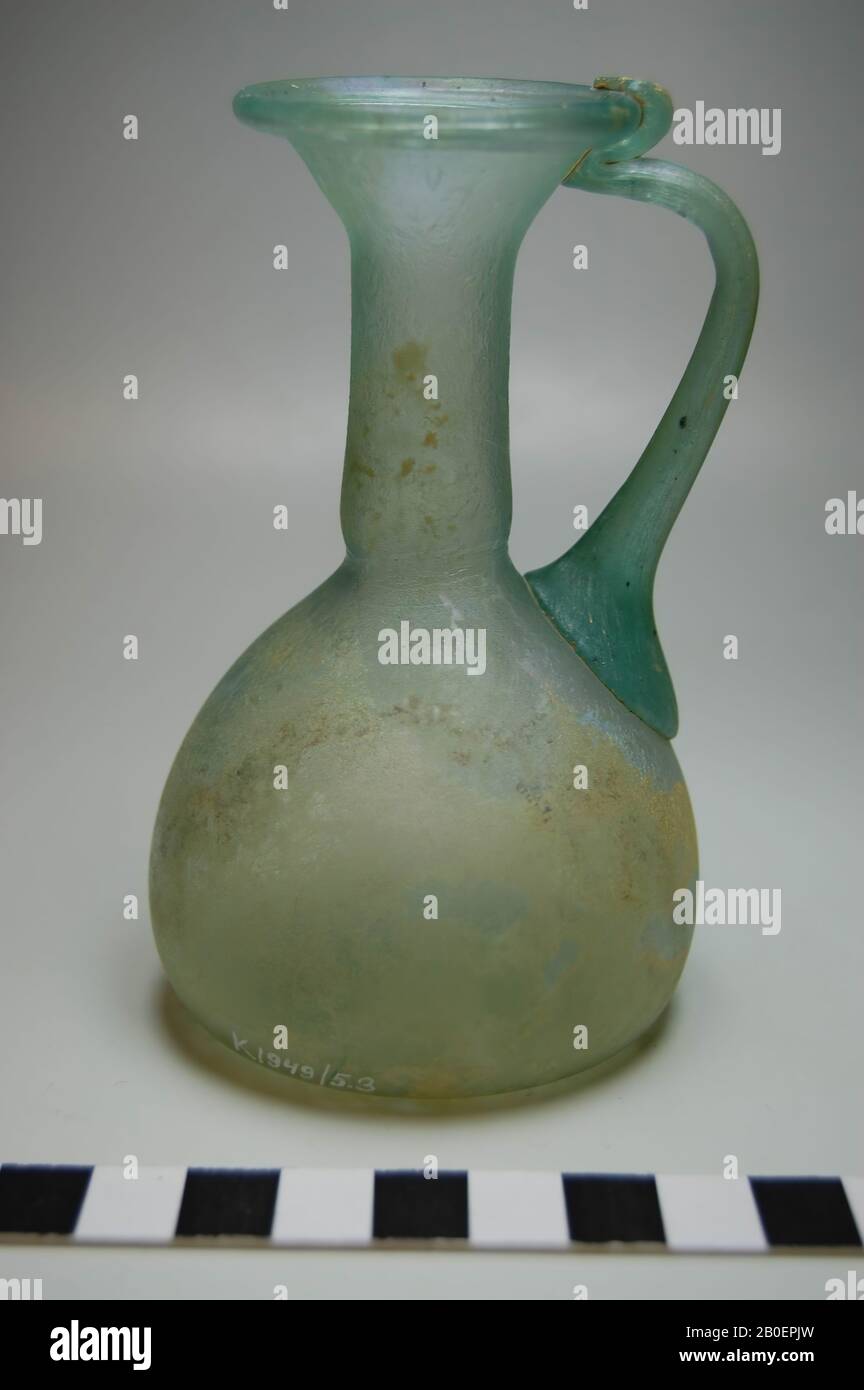 Antichità classica, bottiglia, vetro, 11 cm Foto Stock