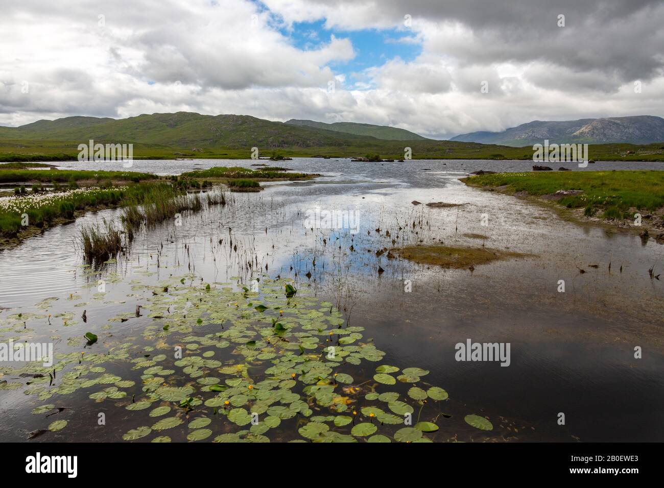 Torba nella Contea di Mayo nella Repubblica d'Irlanda. Foto Stock