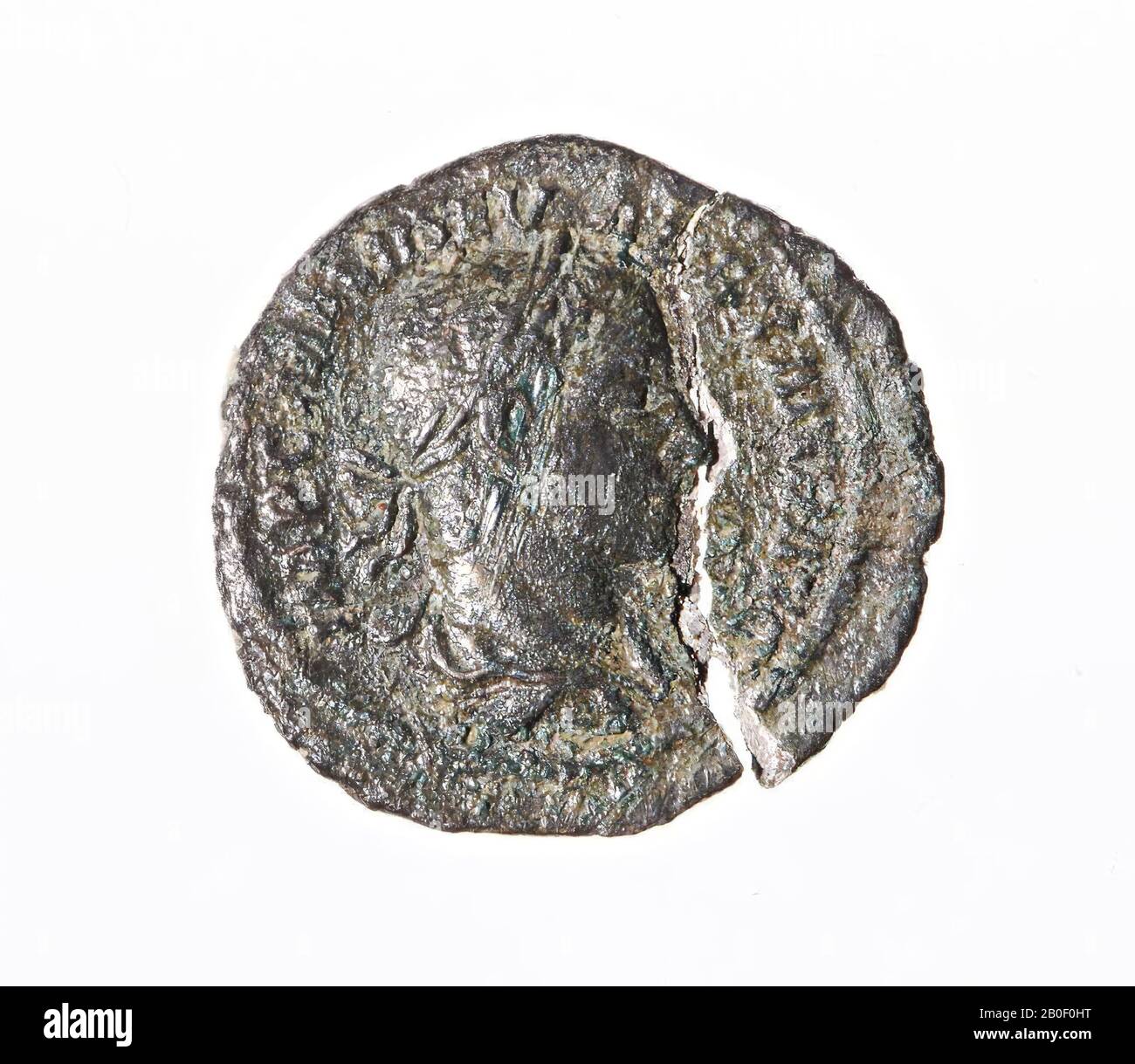 VZ: Testa lurelled n.r., IMP CM AUR SEV ALEXAND AUG, Kz: Emperor n.l. sacrificando, PM TRP VI COS II PP, moneta, denarius, Severus Alexander, metallo, argento, Diam. 19,5 mm, peso 1,77 gr, roman 227, Paesi Bassi, Olanda meridionale, l'Aia, l'Aia, Ockenburg Foto Stock