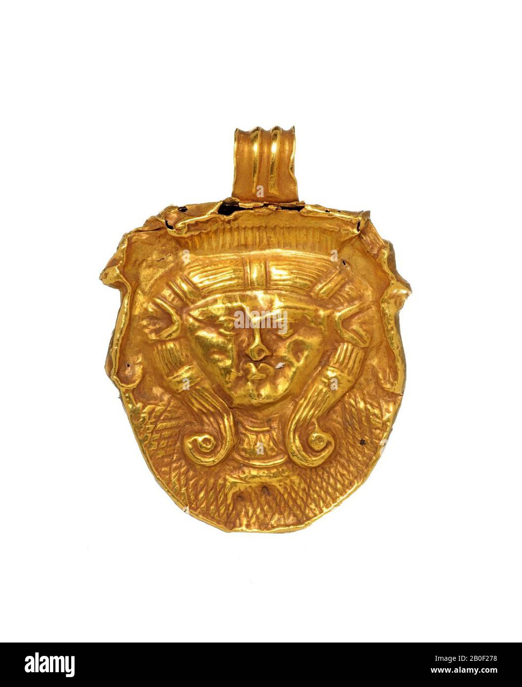 Pendente, Hathorkop, serpente, pendente, oro, a 4,6 x L 3,5 cm (1 13 Foto Stock