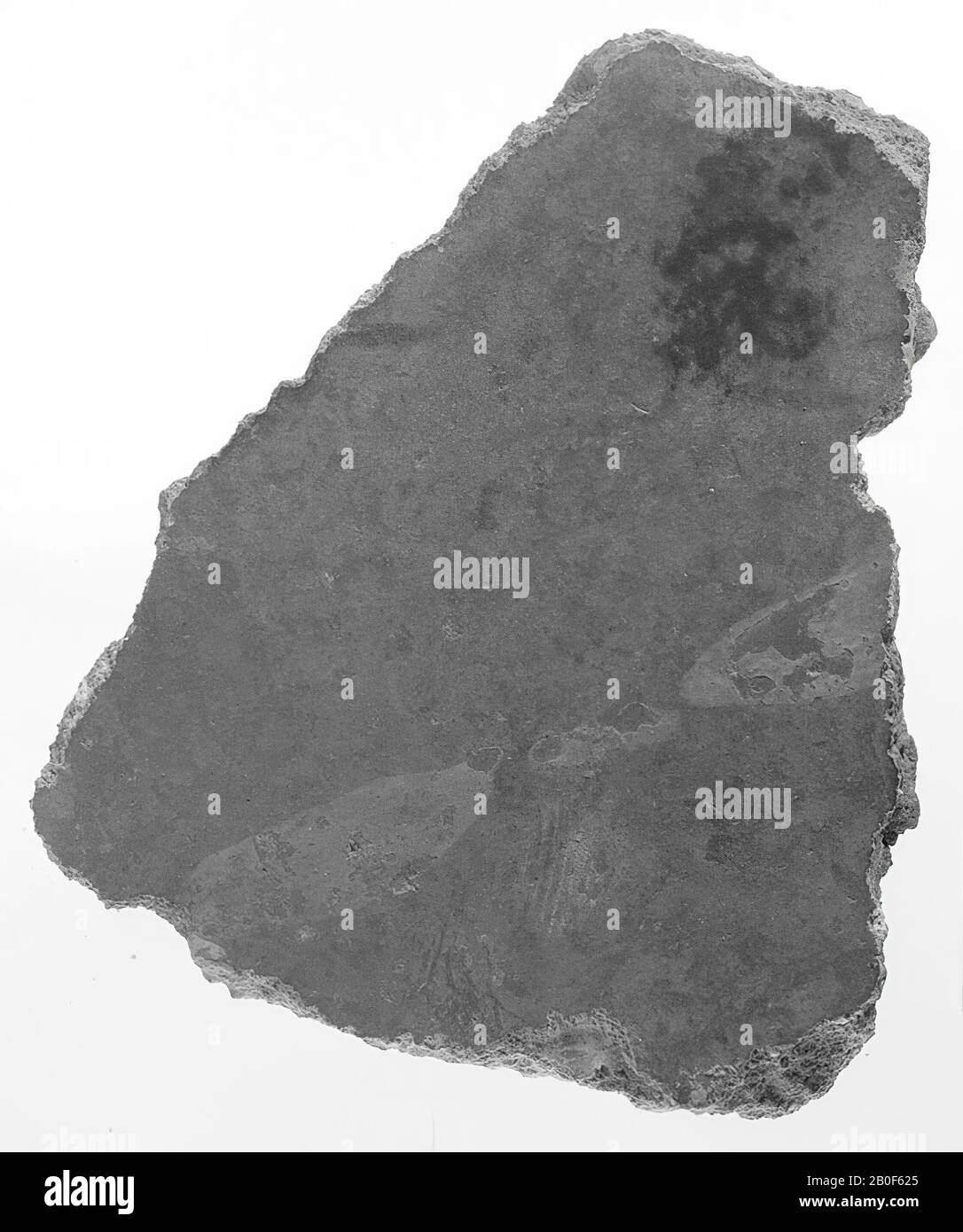 Muro shard con pittura., murale, frammento, Malta di calce, romana 1-300 DC, Paesi Bassi, Limburg, Simpelveld, Bocholtz, Vlenlenlenendaal Foto Stock