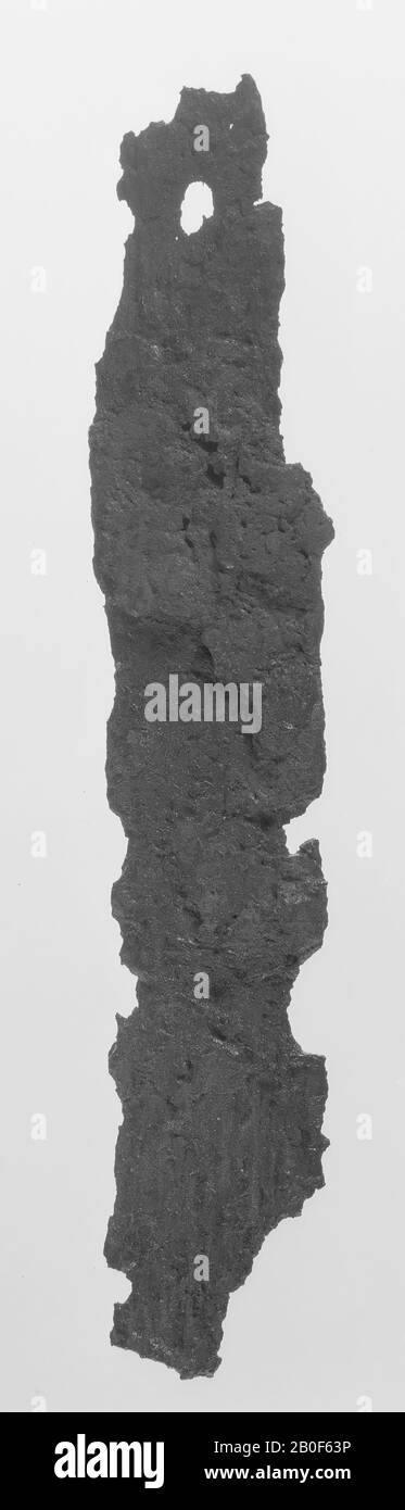 Ferro da stiro, pastella, metallo, ferro, lunghezza: 8,7 cm, roman 100-200, Olanda, Limburgo, Heerlen, Heerlen, casella 4 Foto Stock