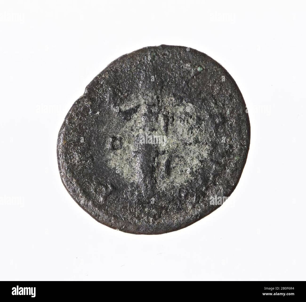 VZ: Busto con alone in kuras n.r., IMP C PROBUS PF AUG, Kz: Pax et al., PAX AUG, COIN, antoninianus, Probus, Metal, Copper, Diam. 23 mm, peso 3,28 gr, roman 276-282, Paesi Bassi, Gelderland, Nijmegen, Nijmegen Foto Stock