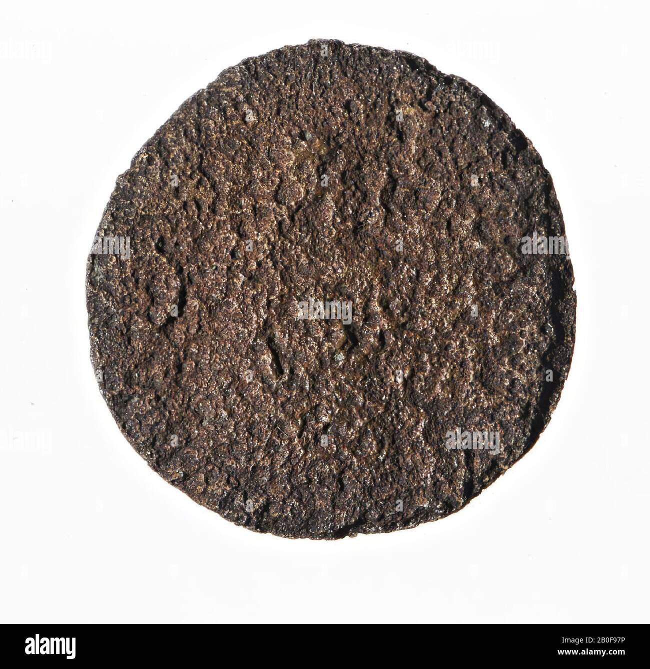 VZ: Testa di Divus Augustus tra S - C n.l., [DIVUS AUGUST], Kz: Augusto in toga n.l. seduta, [CONSENSU SENAT ET EQ ORDIN PQR], moneta, dupondius, Caligula Foto Stock