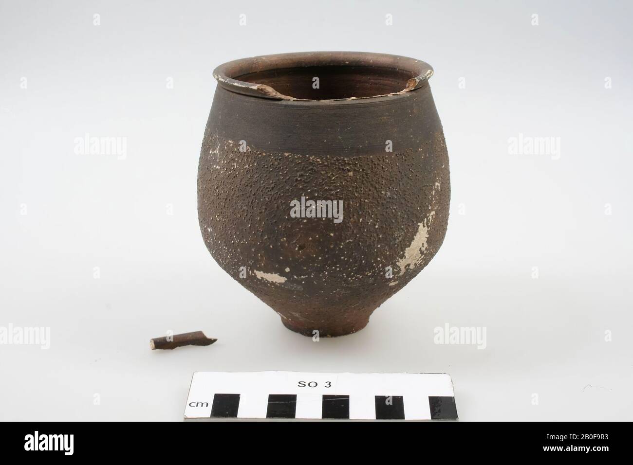 Periodo romano olandese, coppa, terracotta, h, 11,5 cm, diam, 11,2 cm, romano, Olanda, Limburgo, Roermond, Swalmen Foto Stock