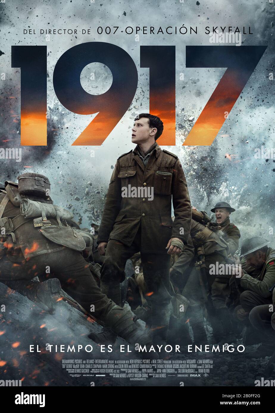 1917 anno : 2019 USA / UK Director : Sam Mendes George MacKay Poster (Argentine) Foto Stock