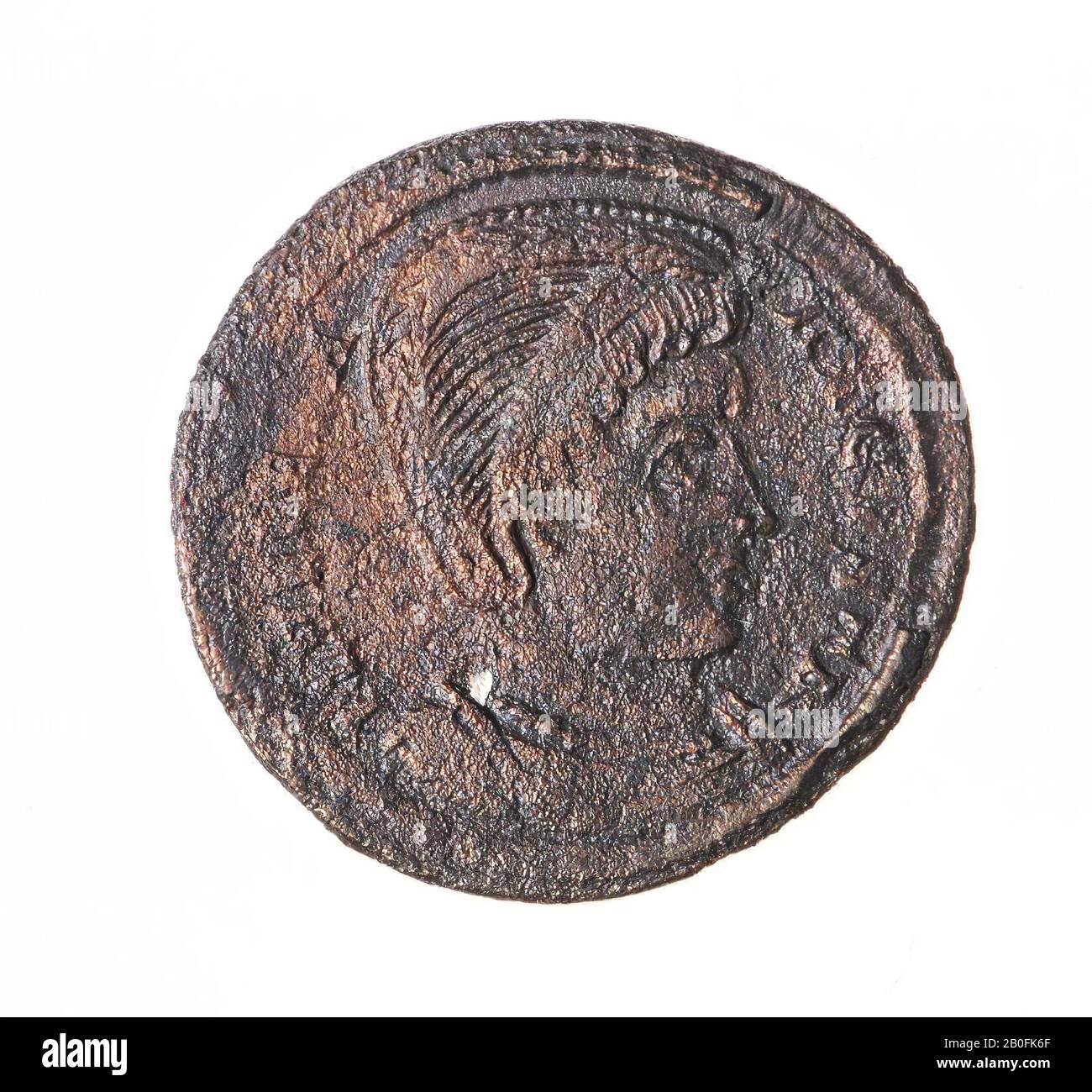 Fig.: Busto, n.r., FL HELENA - AUGUSTA, Kz: Securitas et al., SECURITAS - REIPUBLICAE, Mint, follis, Helena Foto Stock