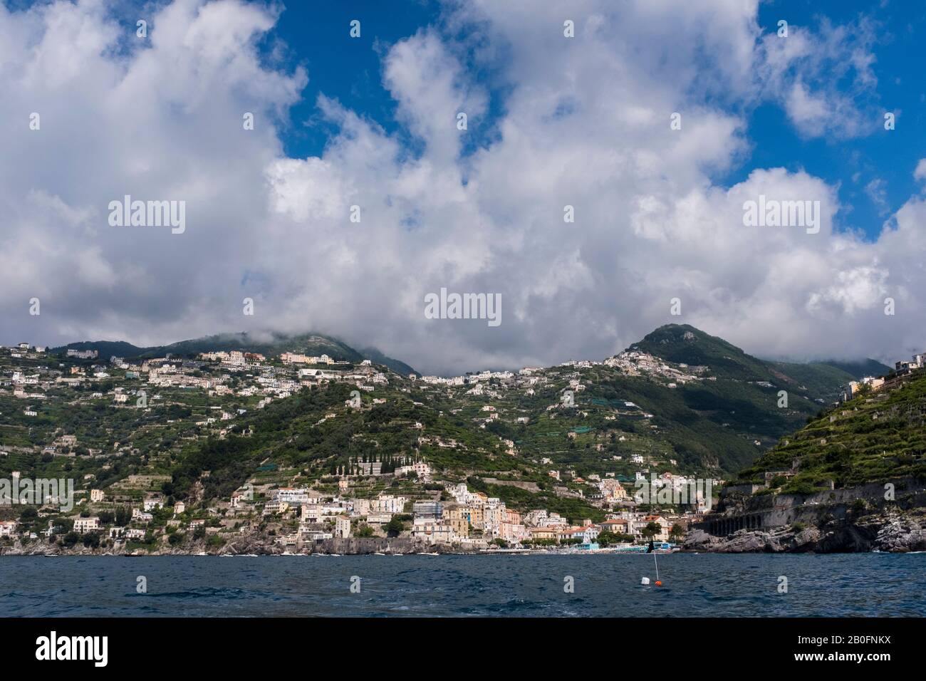 Viste Dettagli e lungo la Costiera Amalfitana Foto Stock