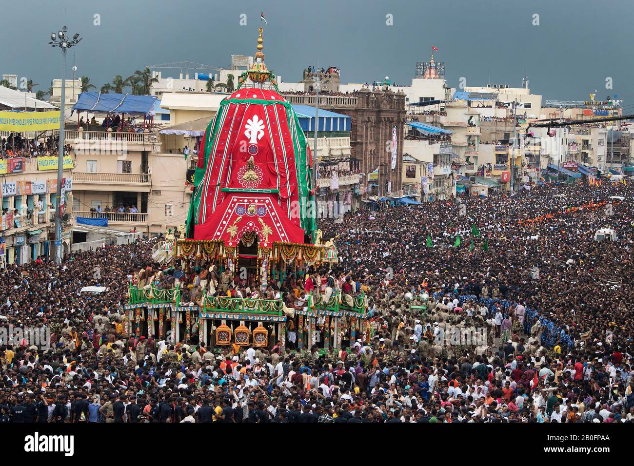 L'immagine di Rath Yatra o cart festival di Jagannath a Puri, Odisha, India, Asia Foto Stock