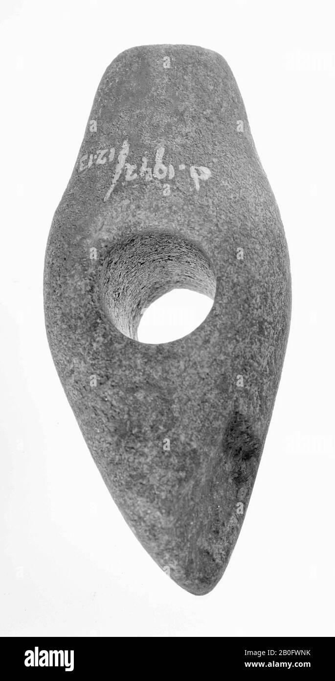 martello in pietra di diorite, martello, pietra, lunghezza: 10,2 cm,  preistoria -3200 Foto stock - Alamy