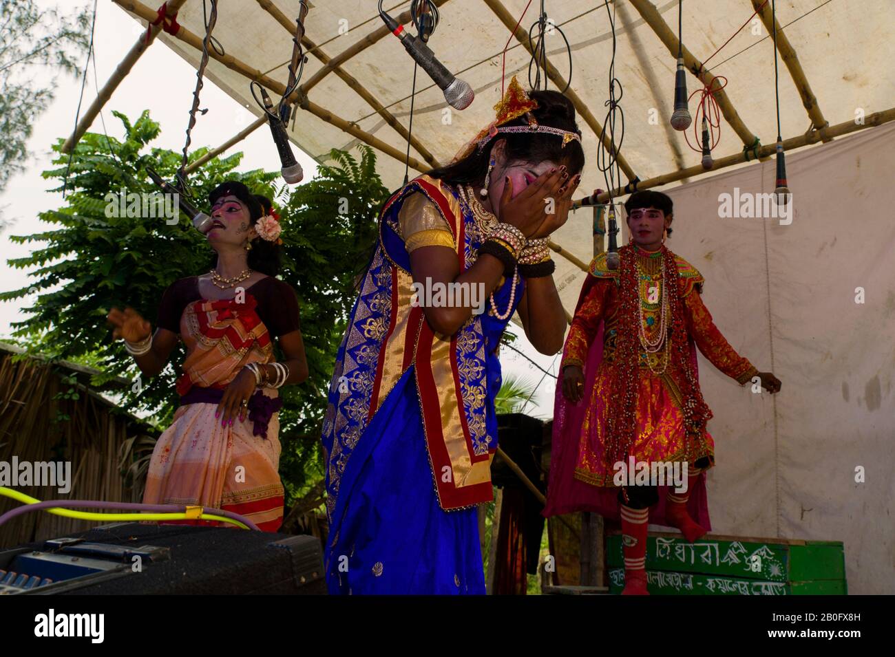 Teatro Folk Foto Stock