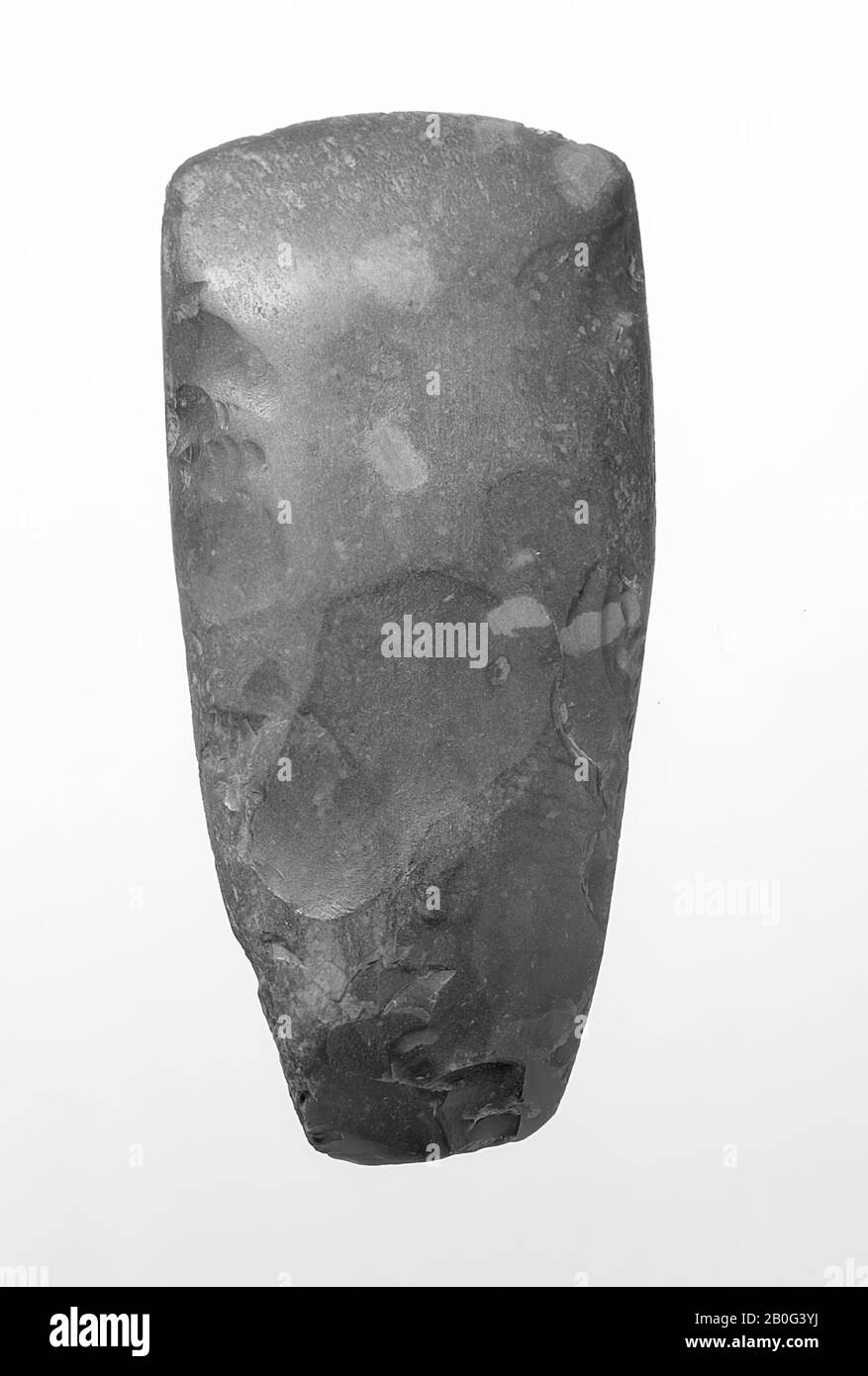 ascia affilata, selce, ascia, pietra, selce, 11,1 x 5 cm, preistorica -4000 Foto Stock