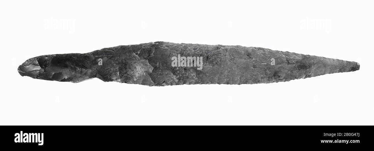 Vecchia Europa, pugnale, pietra, selce, ubicazione, Danimarca Foto Stock