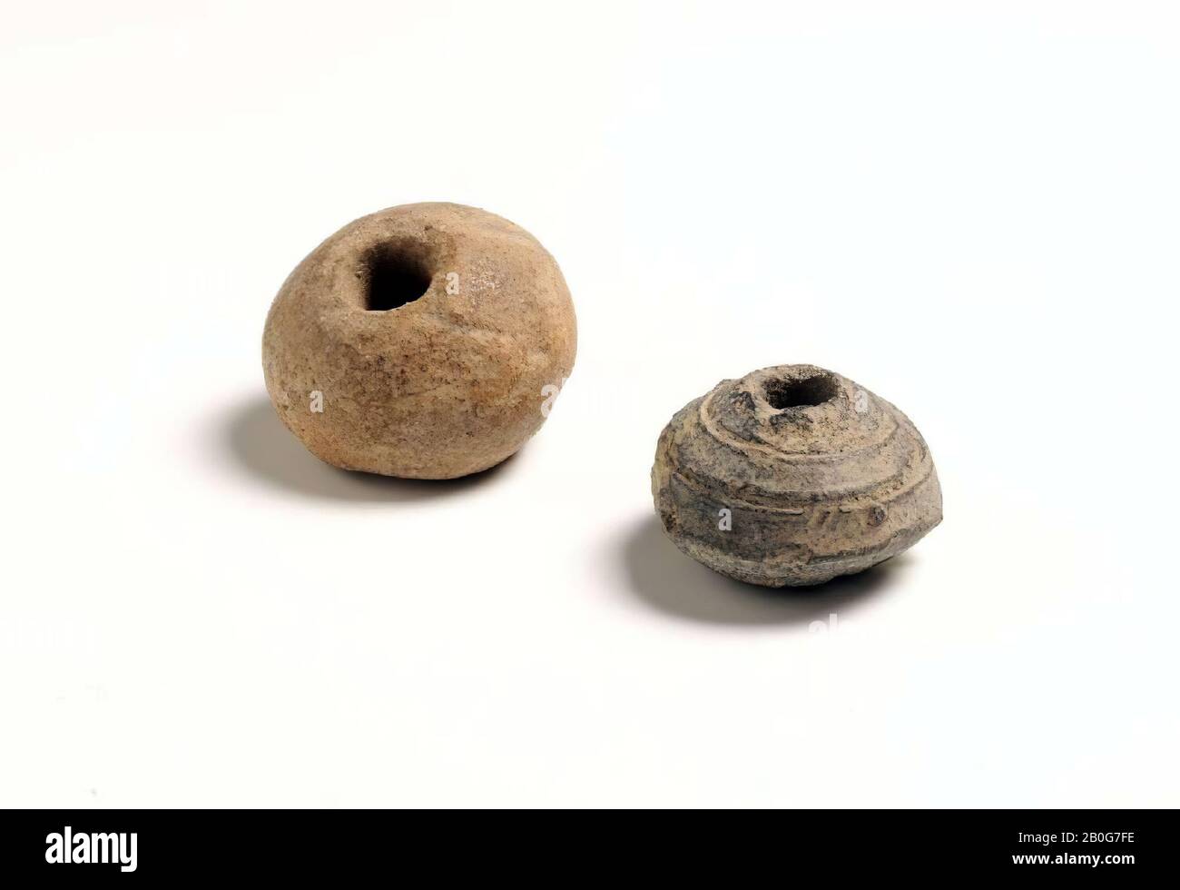 I Paesi Bassi Medioevo, spinlos, bikonian, terracotta Foto Stock