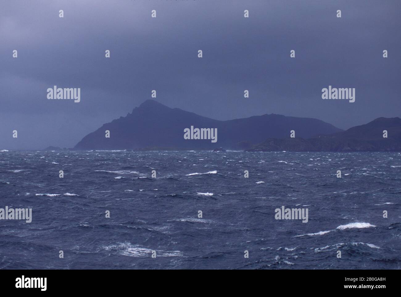CILE, VISTA DI CAPE HORN, MARE MOSSO Foto Stock