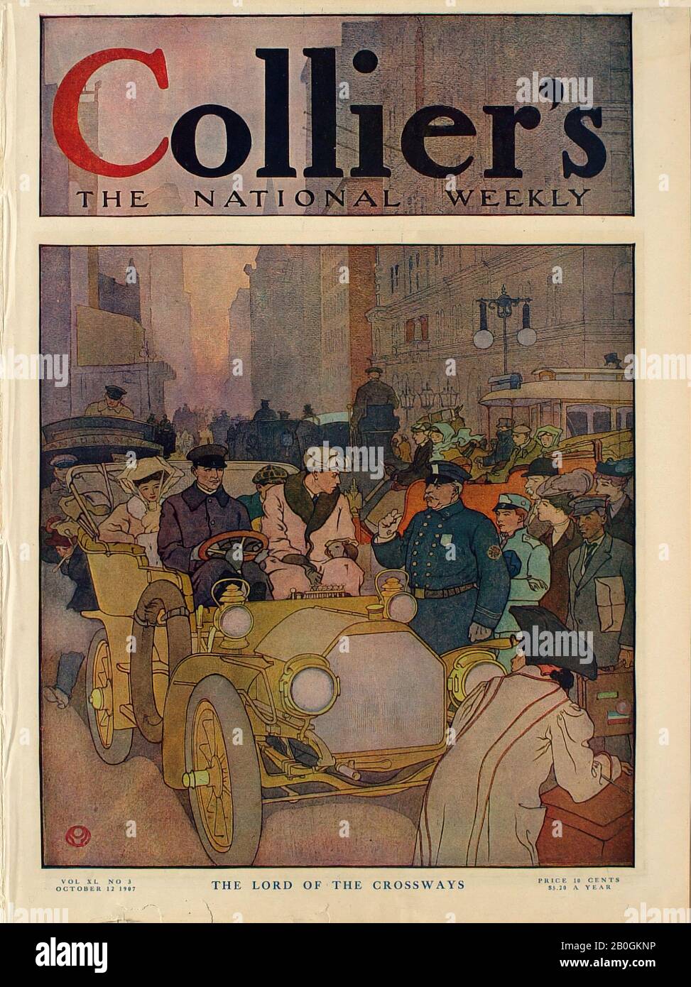 Sconosciuto, il Signore delle vie crociate, 1907, litografo su carta, immagine: 13 5/16 x 9 1/4 in. (33,8 x 23,5 cm Foto Stock