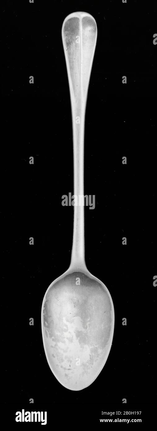 Mark RL, Tea Spoon, c.. 1760, Argento, Totale: 4 5/8 in. (11,7 cm Foto Stock