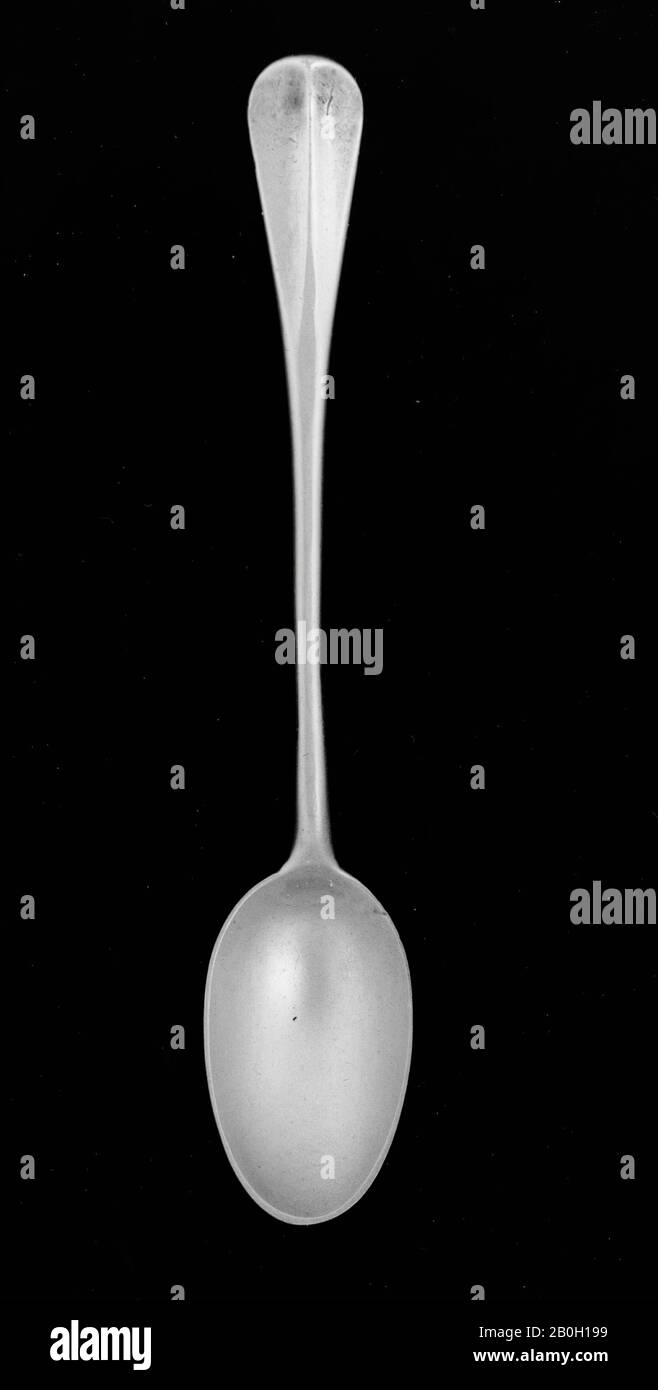 Mark RL, Tea Spoon, c.. 1760, Argento, Totale: 4 5/8 in. (11,7 cm Foto Stock