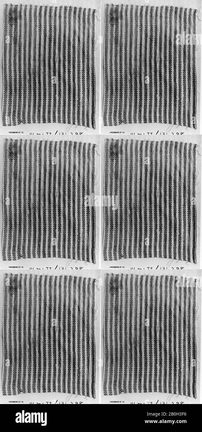 Frammento, 18th secolo, Attribuito a India, Surat, Seta e cotone; tessuto, alto 10 poll. Largo 10 poll. (25,4 cm di altezza 25,4 cm di larghezza), tessuto tessile Foto Stock