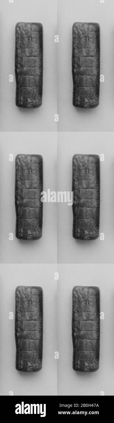 Cordone A Forma di Sigillo, Cina, dinastia Han (206 a.C.-d.C.) 220), Cultura: Cina, Giada, H. 1 3/4 in. (4,4 cm); diam. 9/16 poll. (1,4 cm), Giada Foto Stock