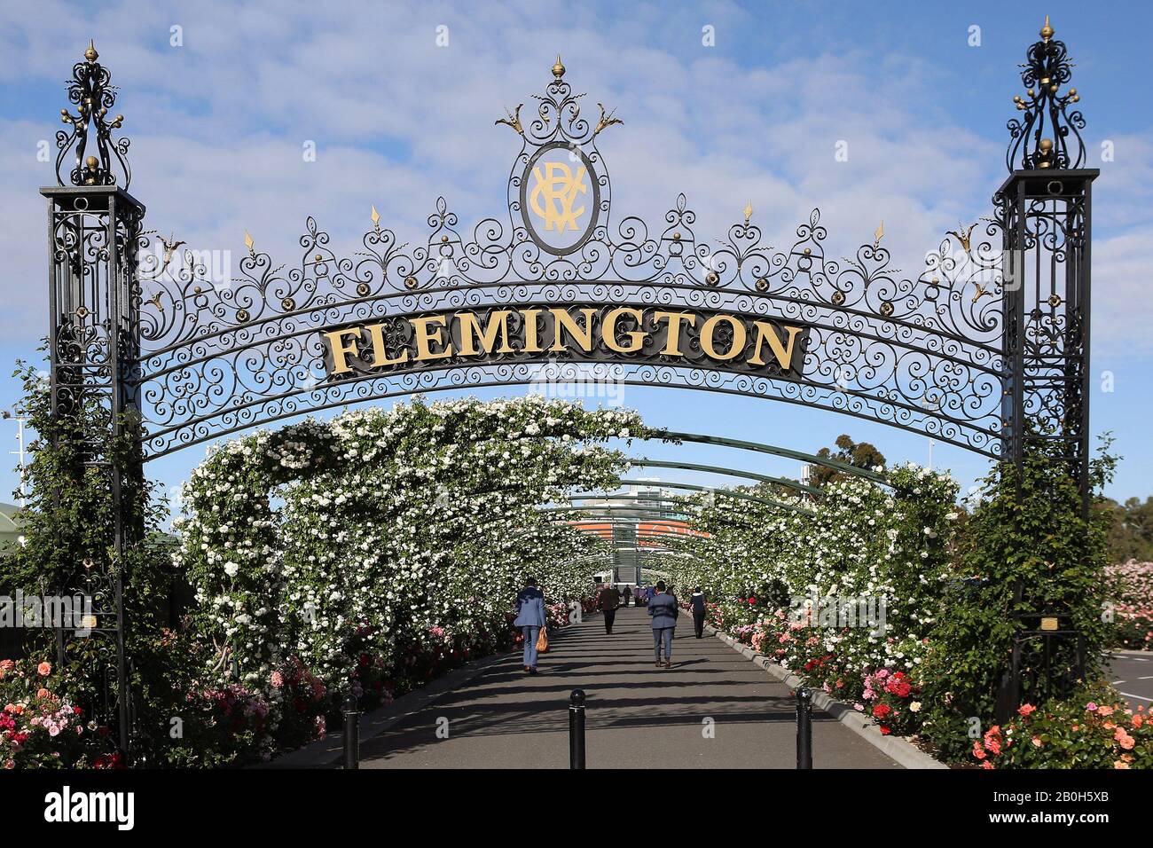 05.11.2019, Melbourne, Victoria, Australia - ingresso all'ippodromo di Flemington. 00S191105D590CAROEX.JPG [RILASCIO MODELLO: NO, RILASCIO PROPRIETÀ: NO (C) C Foto Stock