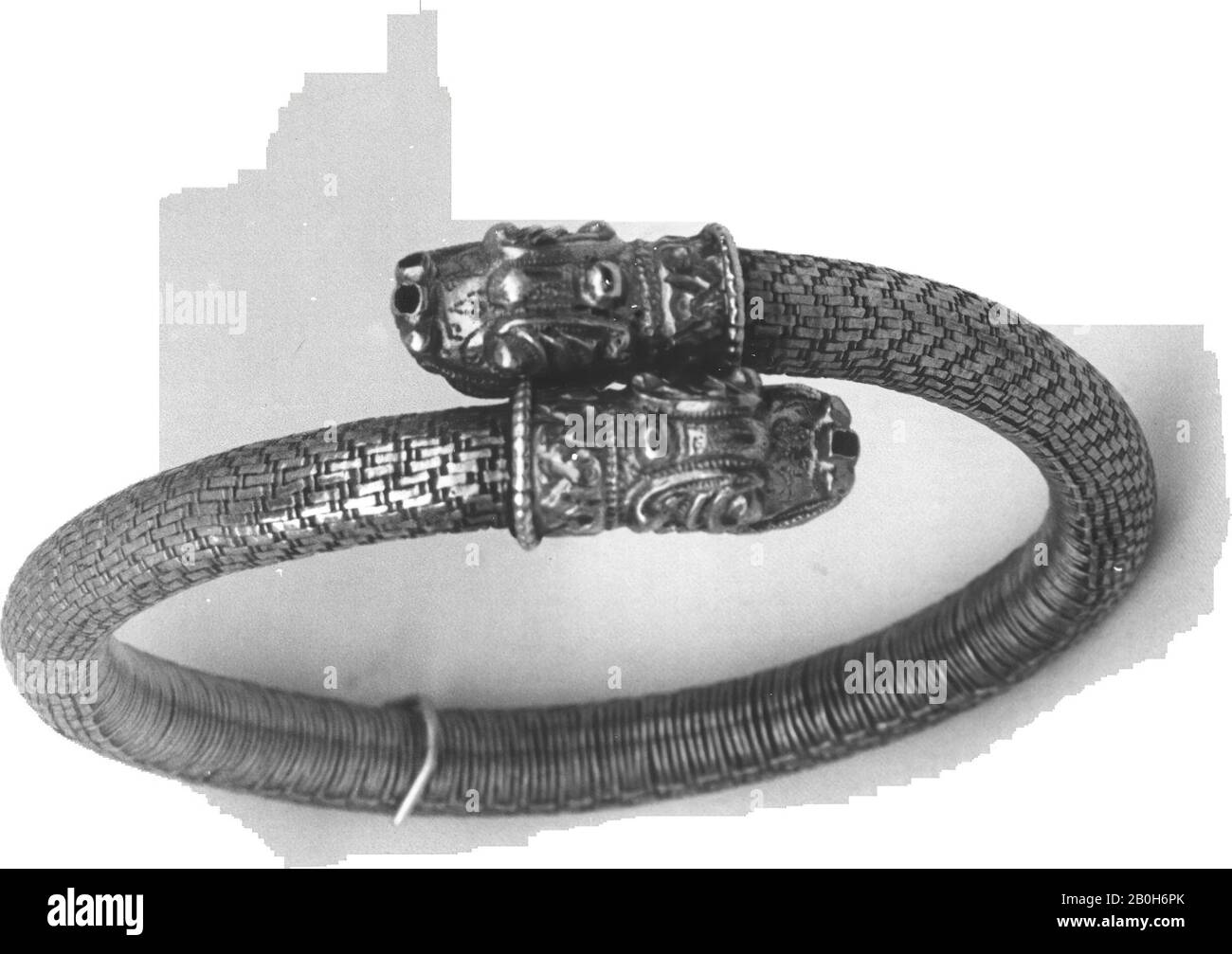 Bracciale (Kara), bracciale, 18th secolo, Attribuito a India, oro, 3 1/4 in., gioielli Foto Stock