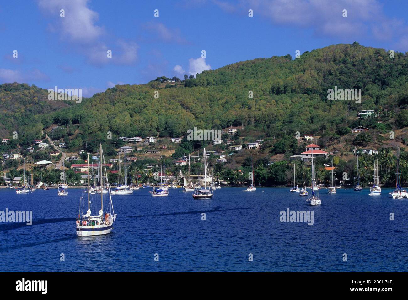 GRENADINE, ISOLA DI BEQUIA, PORT ELIZABETH Foto Stock