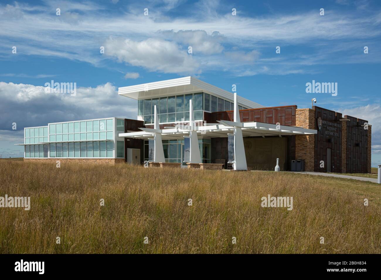 SD00152-00...SOUTH DAKOTA - Minuteman Missile National Historic Site Visitor Center. Foto Stock