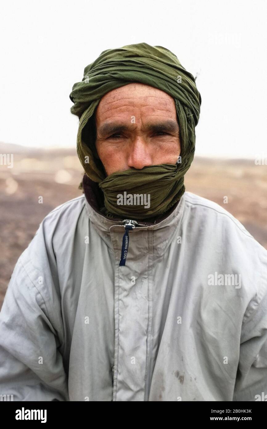 Marocco, dintorni di Taouz, ritratto Foto Stock