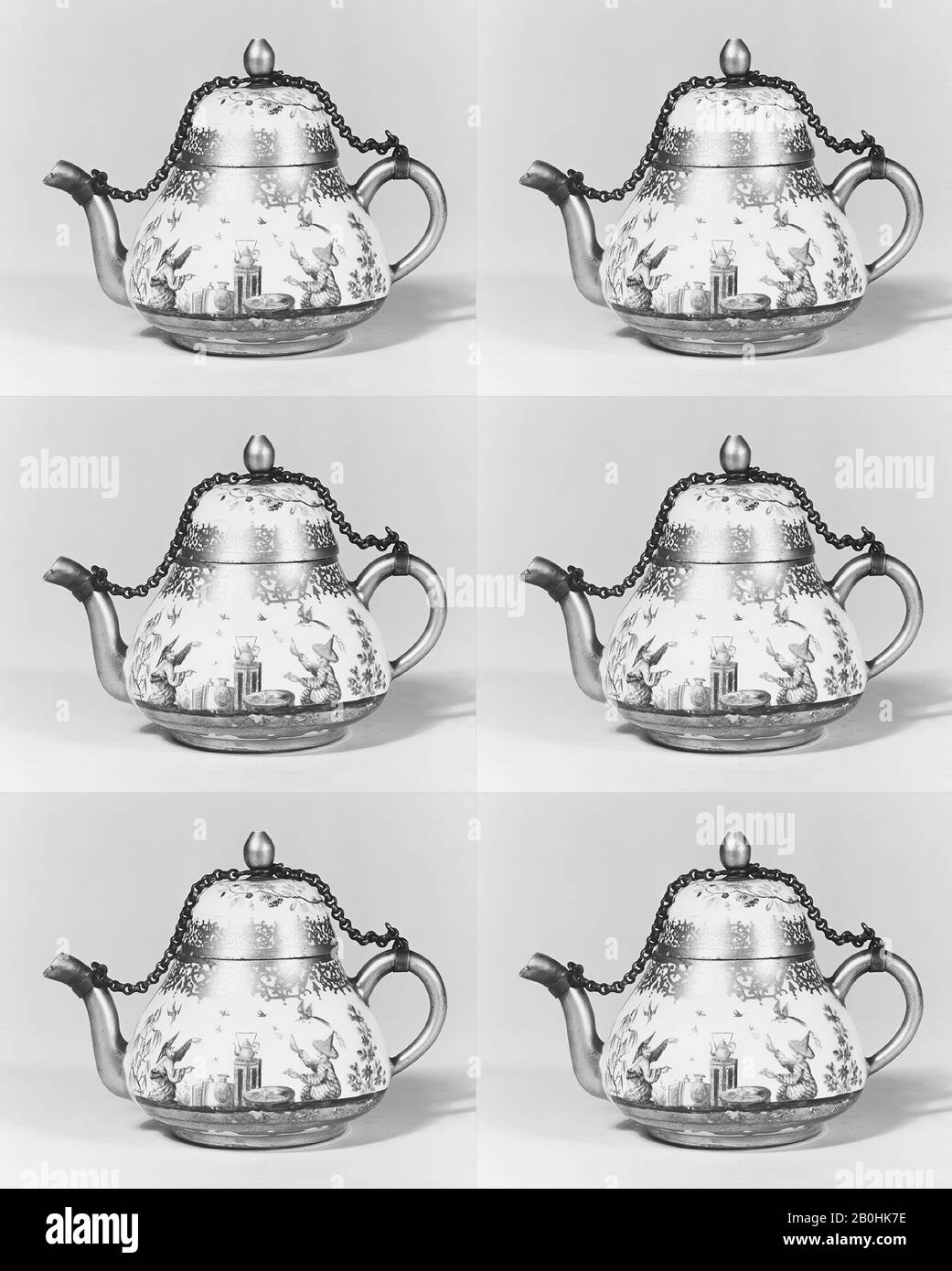 Lattiera piccola con coperchio, tedesco, Meissen, ca. 1723–25, tedesco,  Meissen, porcellana in pasta dura, ceramica-porcellana Foto stock - Alamy
